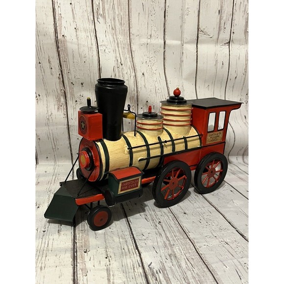 Other - Department 56 Train Metal Tin Christmas Train Christmas Decor